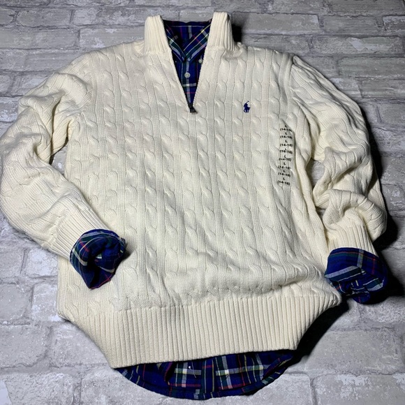 RALPH LAUREN: BOYS BUTTON UP LONG SLEEVE SHIRT - Picture 11 of 11